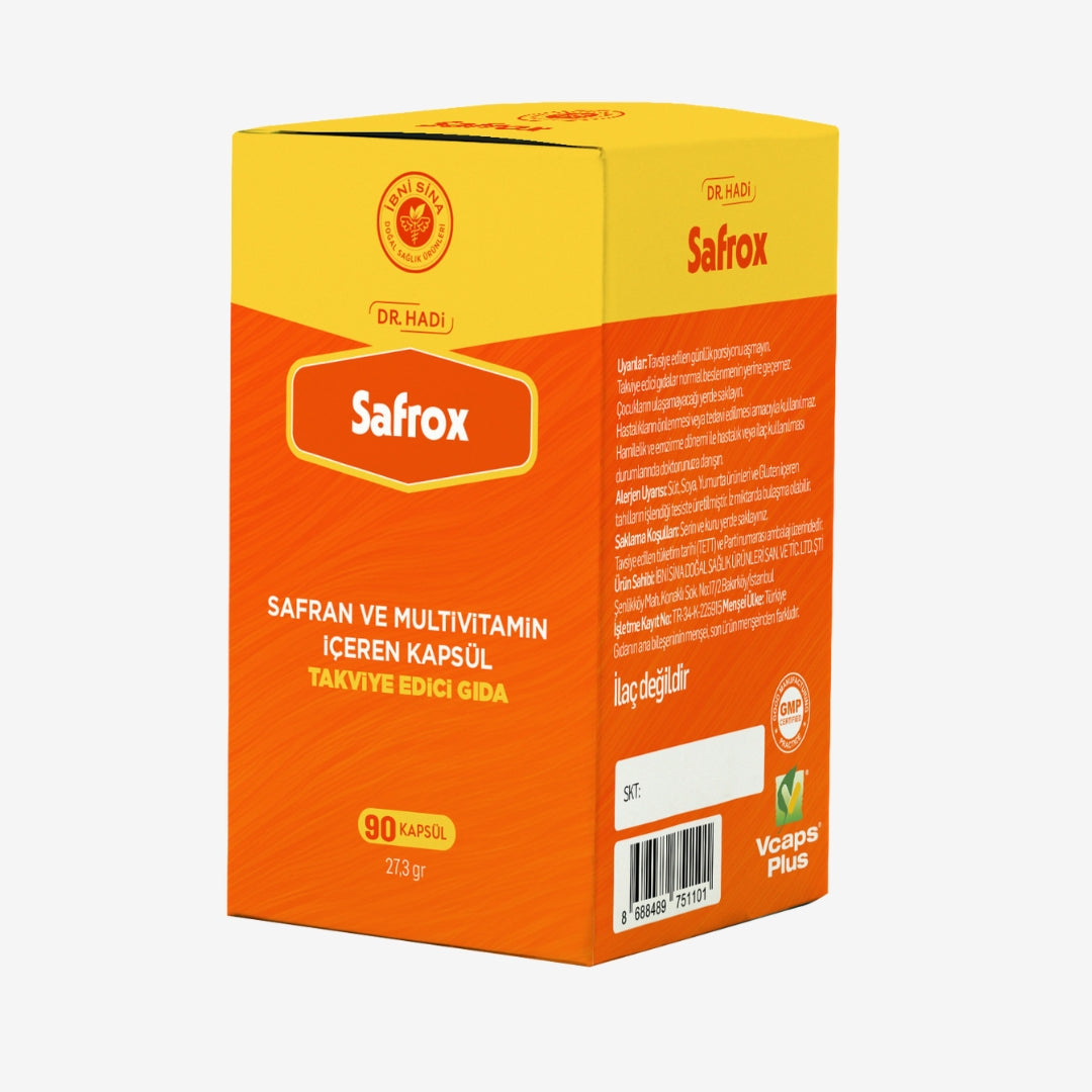 Safrox Safran Ve Multivitamin İçeren Kapsül